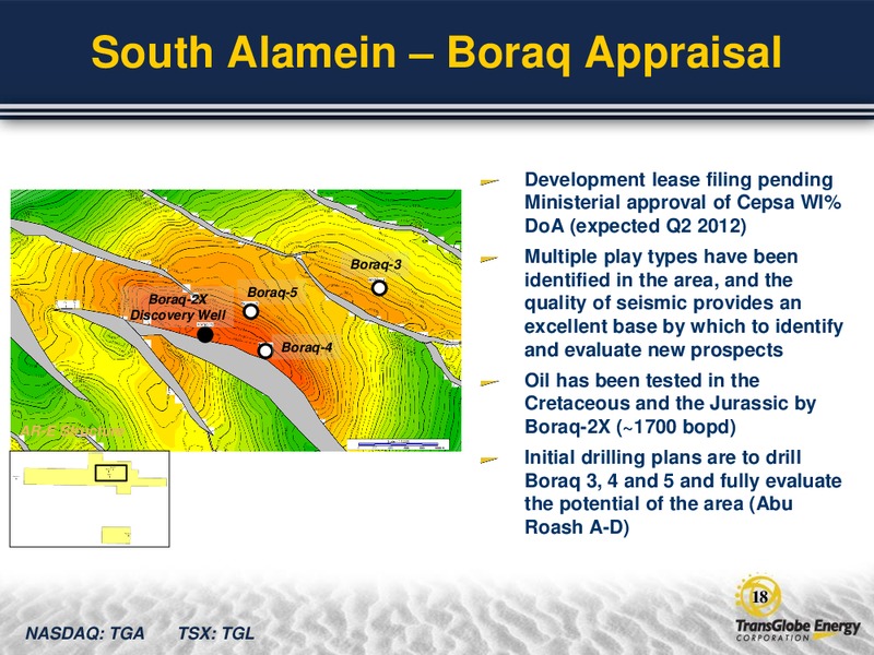 Q1 2012 EARNINGS CALL – Transglobe Energy Corporation – slide 17