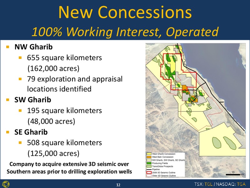 Q1 2013 EARNINGS CALL – Transglobe Energy Corporation – slide 11