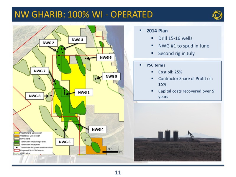 Q1 2014 RESULTS CONFERENCE – Transglobe Energy Corporation – slide 10