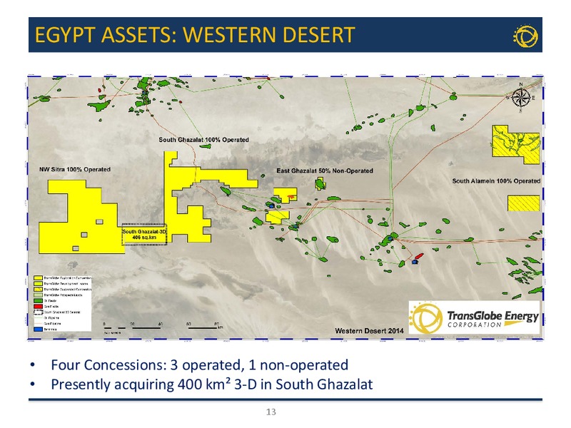 Q1 2015 EARNINGS CALL – Transglobe Energy Corporation – slide 12