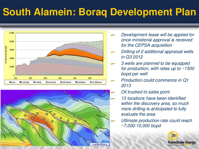 MAY 2012 ANNUAL GENERAL MEETING – Transglobe Energy Corporation – slide 19