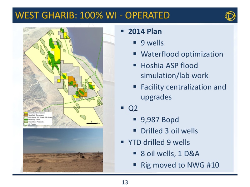 Corporate Presentation – Transglobe Energy Corporation – slide 12