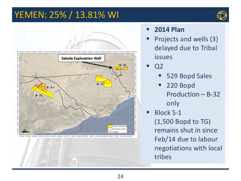 Corporate Presentation – Transglobe Energy Corporation – slide 23
