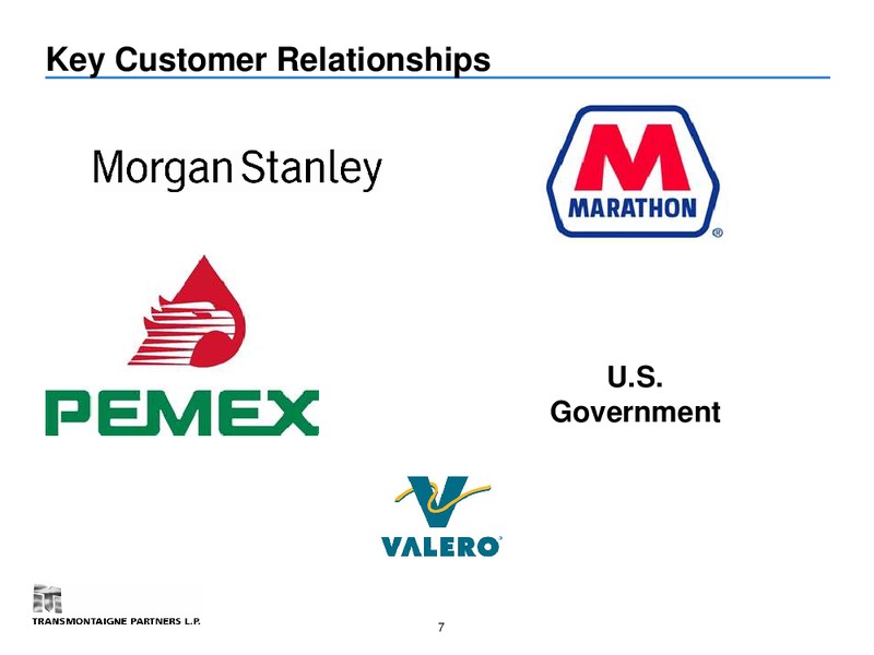 EnerCom  Consulting 2013 oil and gas conference – Transmontaigne Partners L.P. – slide 6
