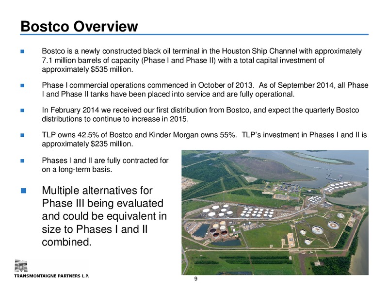 Wells Fargo Energy Symposium – Transmontaigne Partners L.P. – slide 8