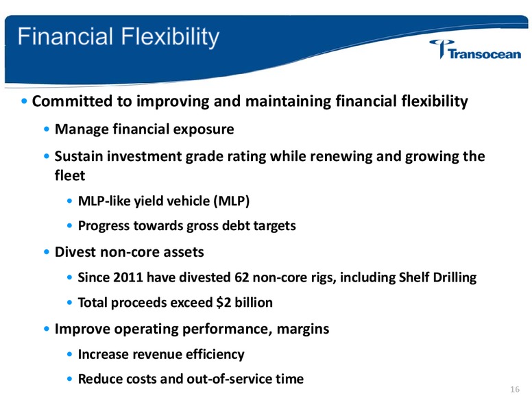 ANALYST INVESTOR DAY – Transocean Ltd. – slide 15