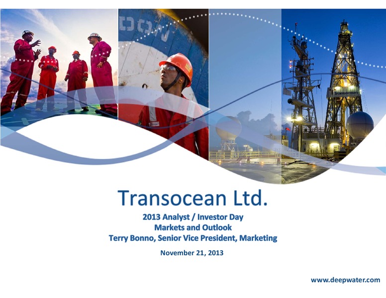 ANALYST INVESTOR DAY – Transocean Ltd. – slide 27