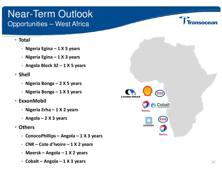 ANALYST INVESTOR DAY – Transocean Ltd. – slide 35