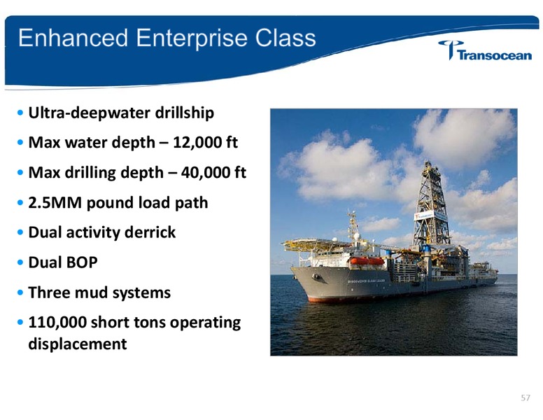 ANALYST INVESTOR DAY – Transocean Ltd. – slide 56