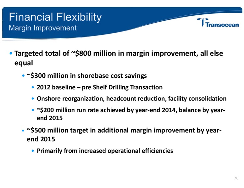 Investor Day – Transocean Ltd. – slide 75