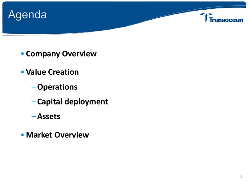 Sanford Bernsteins 29th Annual Strategic Decisions Conference – Transocean Ltd. – slide 2