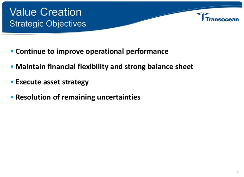 PARETO SECURITIES 20TH ANNUAL OIL & OFFSHORE CONFERENCE – Transocean Ltd. – slide 8