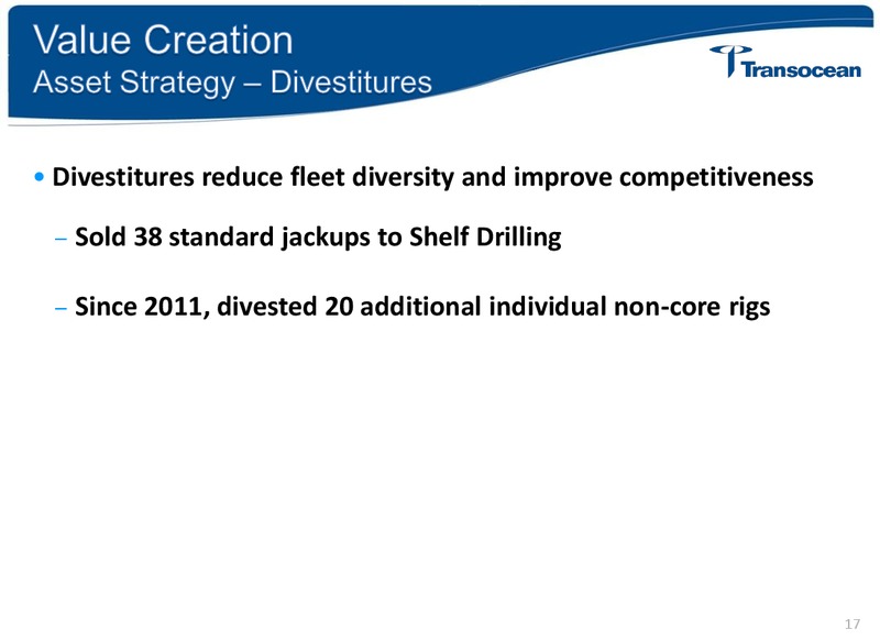 Pareto Securities 20th Annual Oil and Offshore Comference – Transocean Ltd. – slide 16