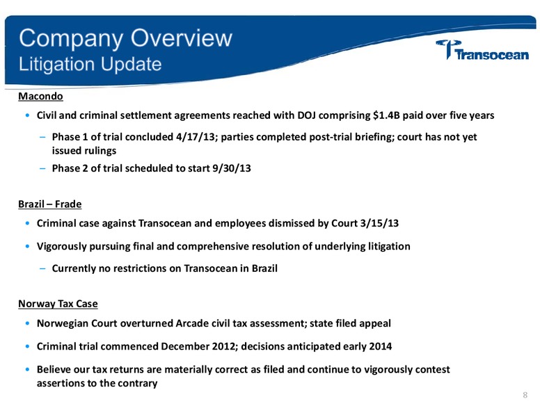Barclays CEO Energy Power Conference – Transocean Ltd. – slide 7