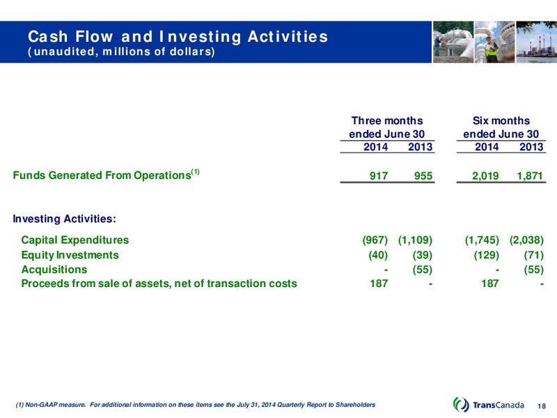 Q2 2014 Conference Call – Transcanada Corp. – slide 17