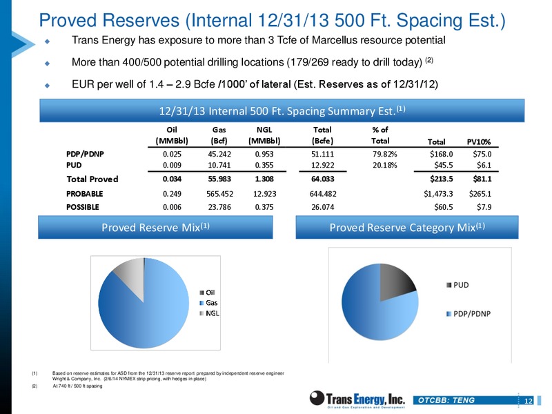 THE OIL And SERVICES CONFERENCE – Trans Energy Inc. – slide 11