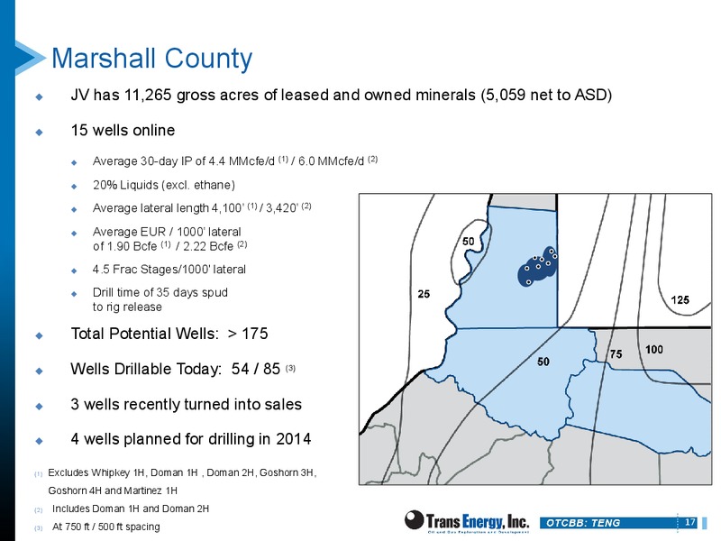 DUG EAST – Trans Energy Inc. – slide 16