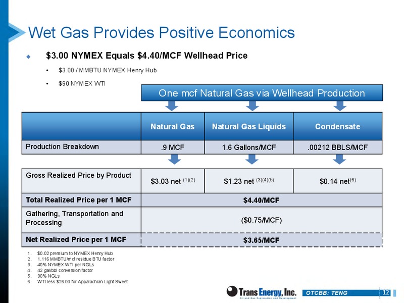 IPAA OGIS SAN FRANCISCO – Trans Energy Inc. – slide 11