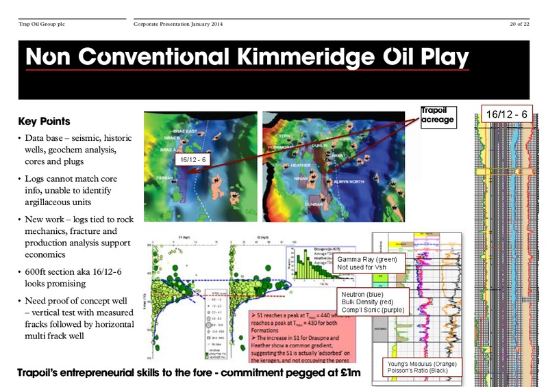 Corporate Presentation – Trapoil – slide 19