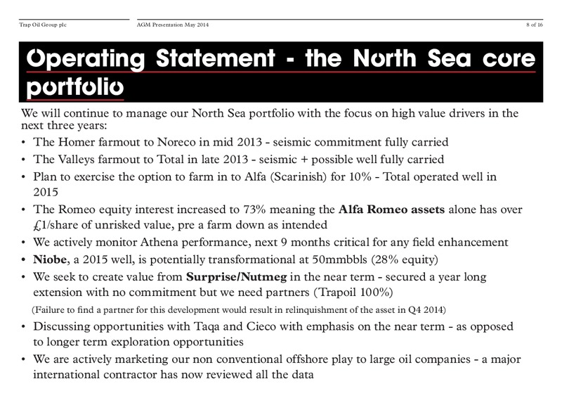 AGM PRESENTATION – Trapoil – slide 7