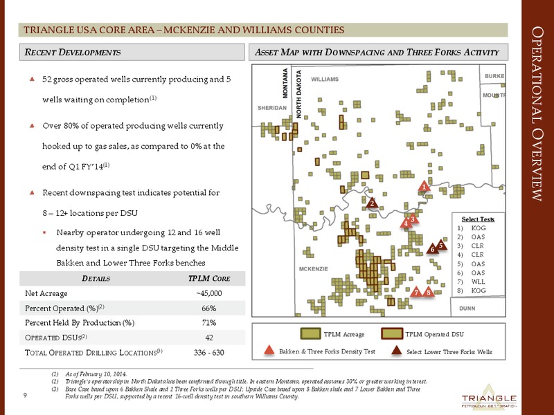 CORPORATE PRESENTATION – Triangle Petroleum Corp – slide 8