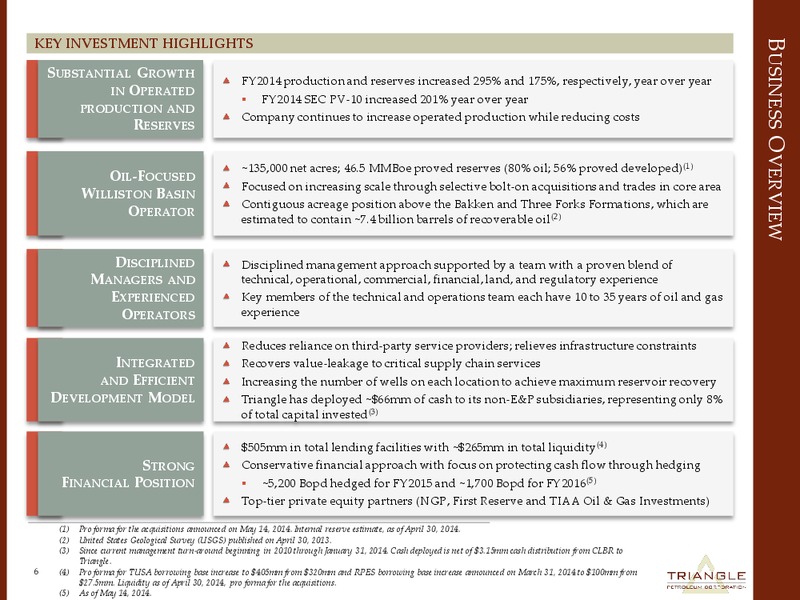 Corporate Presentation – Triangle Petroleum Corp – slide 5
