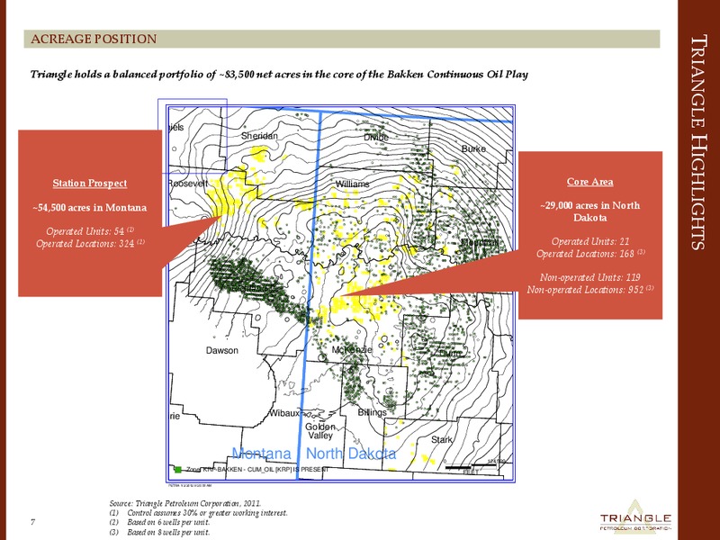 CORPORATE PRESENTATION – Triangle Petroleum Corp – slide 6