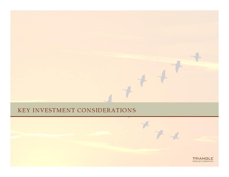 Corporate Presentation – Triangle Petroleum Corp – slide 19