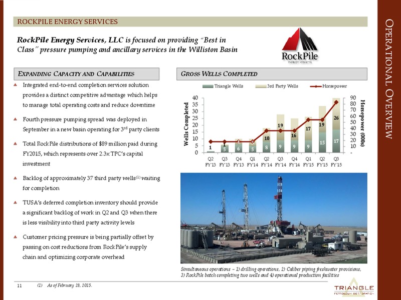 HOWARD WEIL CONFERENCE – Triangle Petroleum Corp – slide 10
