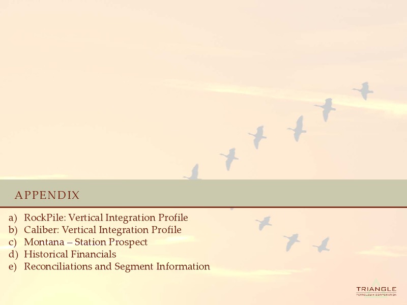 HOWARD WEIL CONFERENCE – Triangle Petroleum Corp – slide 18