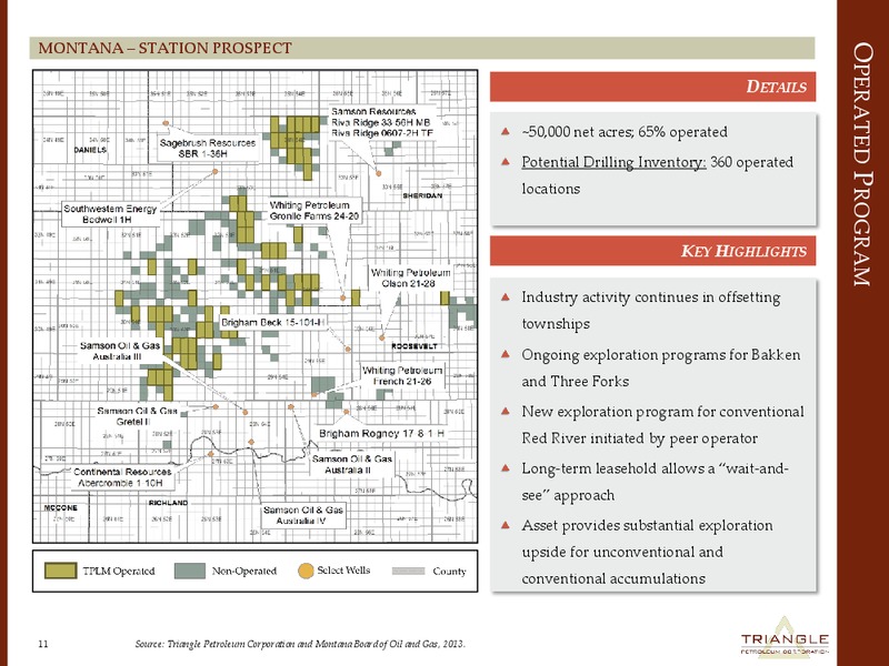 Investor Presentation – Triangle Petroleum Corp – slide 10
