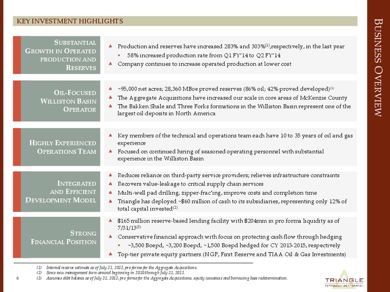 CORPORATE PRESENTATION – Triangle Petroleum Corp – slide 5