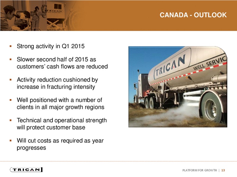 Investor Presentation – Trican Well Service Ltd. – slide 12