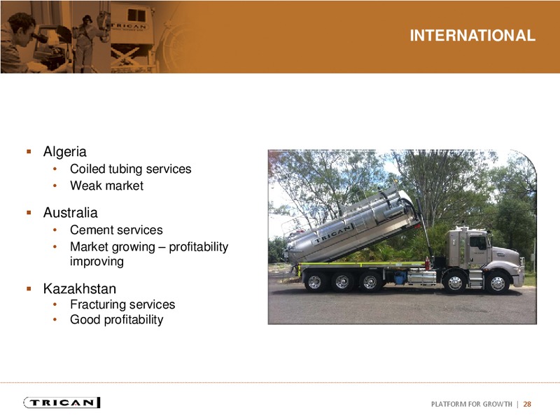Investor Presentation – Trican Well Service Ltd. – slide 27