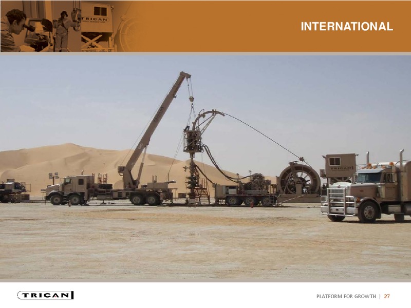 INVESTOR PRESENTATION – Trican Well Service Ltd. – slide 26