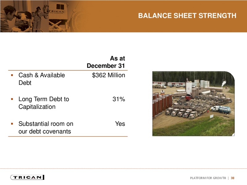 INVESTOR PRESENTATION – Trican Well Service Ltd. – slide 37