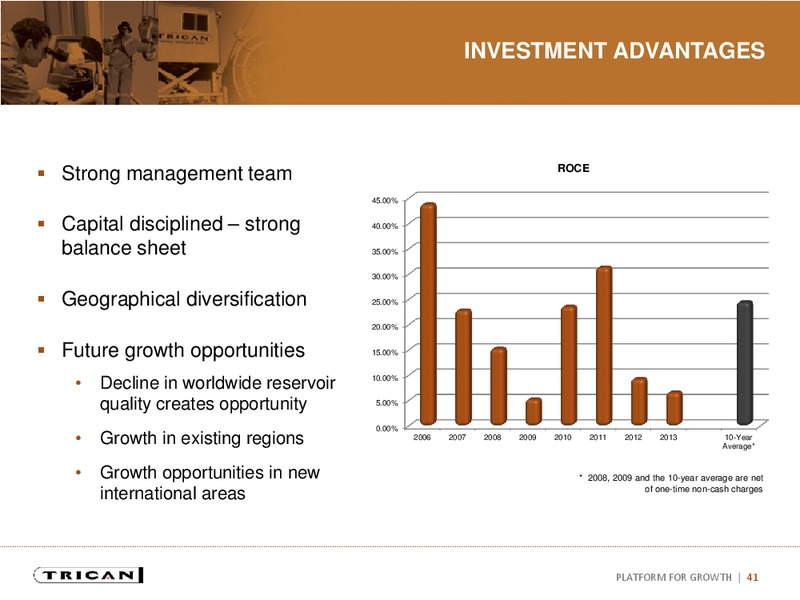 INVESTOR PRESENTATION – Trican Well Service Ltd. – slide 40