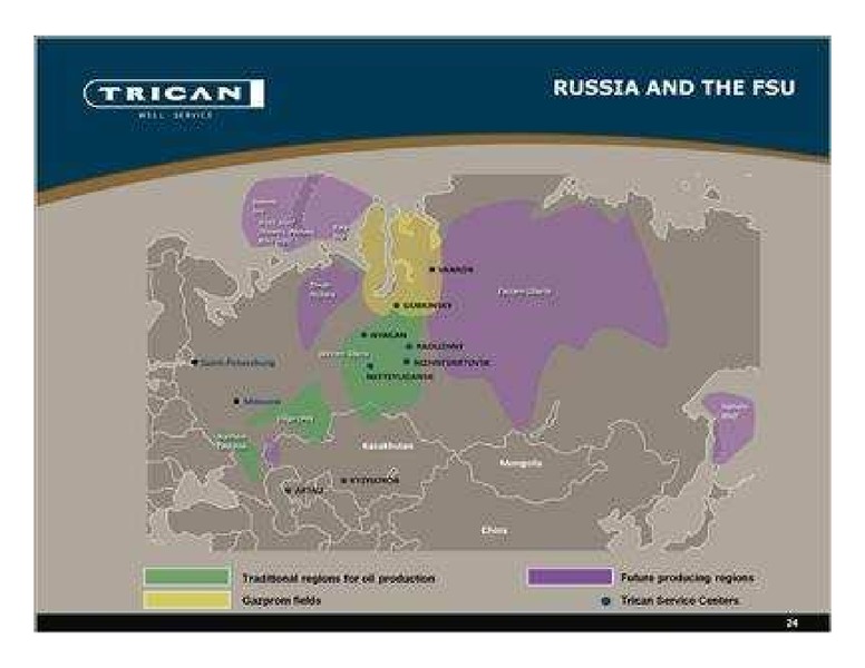 RAYMOND JAMES CANADIAN ENERGY CONFERENCE – Trican Well Service Ltd. – slide 24