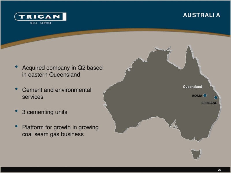 CANACCORD GENUITY GLOBAL ENERGY CONFERENCE – Trican Well Service Ltd. – slide 29