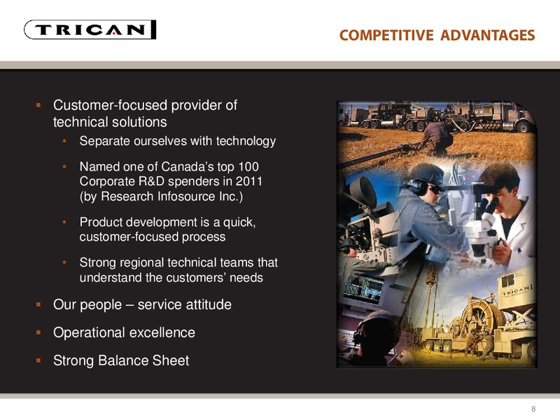 CANACCORD GENUITY GLOBAL RESOURCE CONFERENCE – Trican Well Service Ltd. – slide 8
