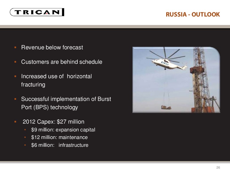 CANACCORD GENUITY GLOBAL RESOURCE CONFERENCE – Trican Well Service Ltd. – slide 26