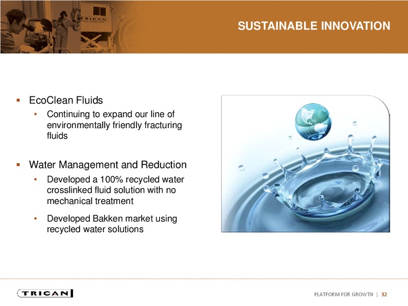 INVESTOR PRESENTATION – Trican Well Service Ltd. – slide 31