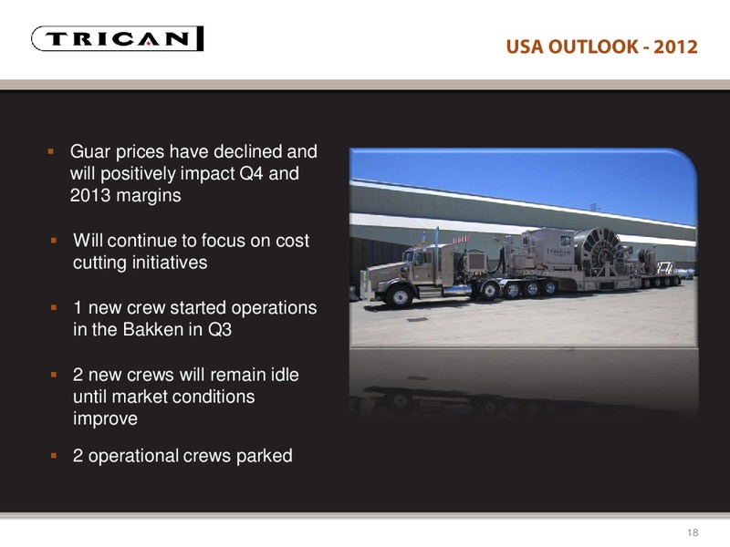 BOFA MERRILL LYNCHS GLOBAL ENERGY CONFERENCE – Trican Well Service Ltd. – slide 18