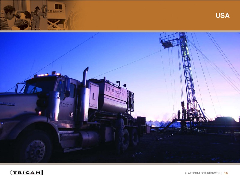 INVESTOR PRESENTATION – Trican Well Service Ltd. – slide 15