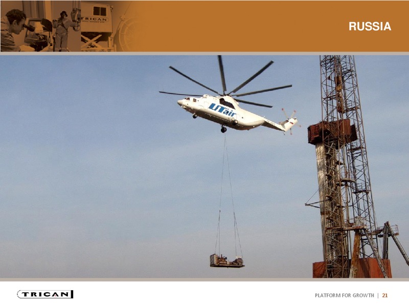 INVESTOR PRESENTATION – Trican Well Service Ltd. – slide 20