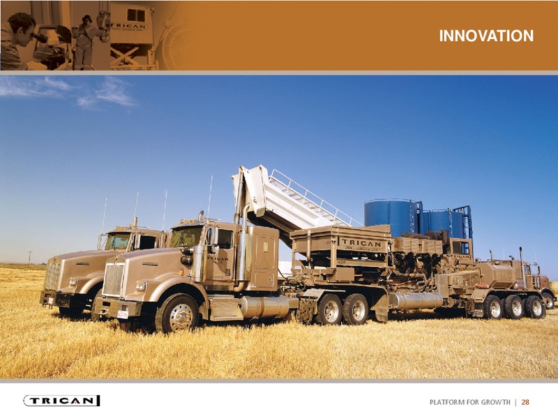 INVESTOR PRESENTATION – Trican Well Service Ltd. – slide 27