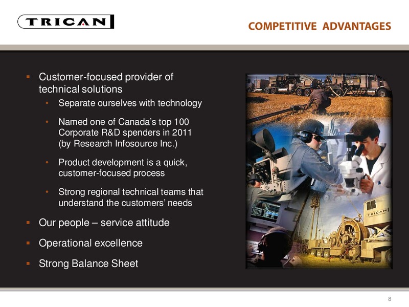 CAPITAL ONE SOUTHCOAST INC 7TH ANNUAL ENERGY CONFERENCE – Trican Well Service Ltd. – slide 8