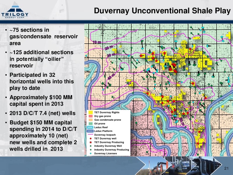 CORPORATE PRESENTATION – Trilogy Energy Corp. – slide 20
