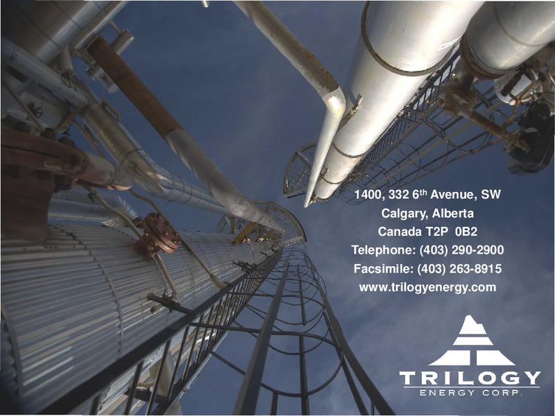 MAY 2015 CORPORATE PRESENTATION – Trilogy Energy Corp. – slide 28