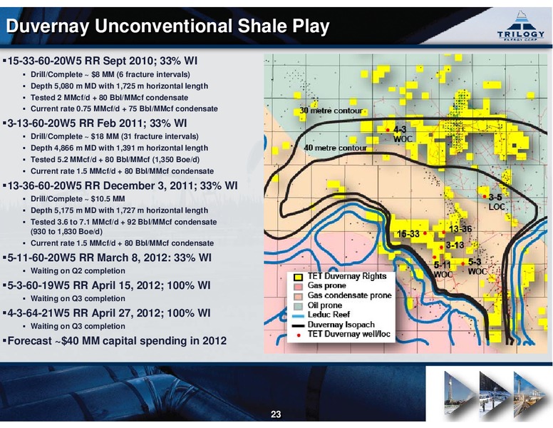 2012 SEPAC SPRING INVESTOR SHOWCASE – Trilogy Energy Corp. – slide 22